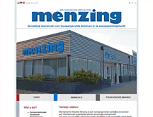 Tablet Screenshot of menzingmim.nl